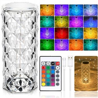 CRYSTAL TABLE LAMP (***)