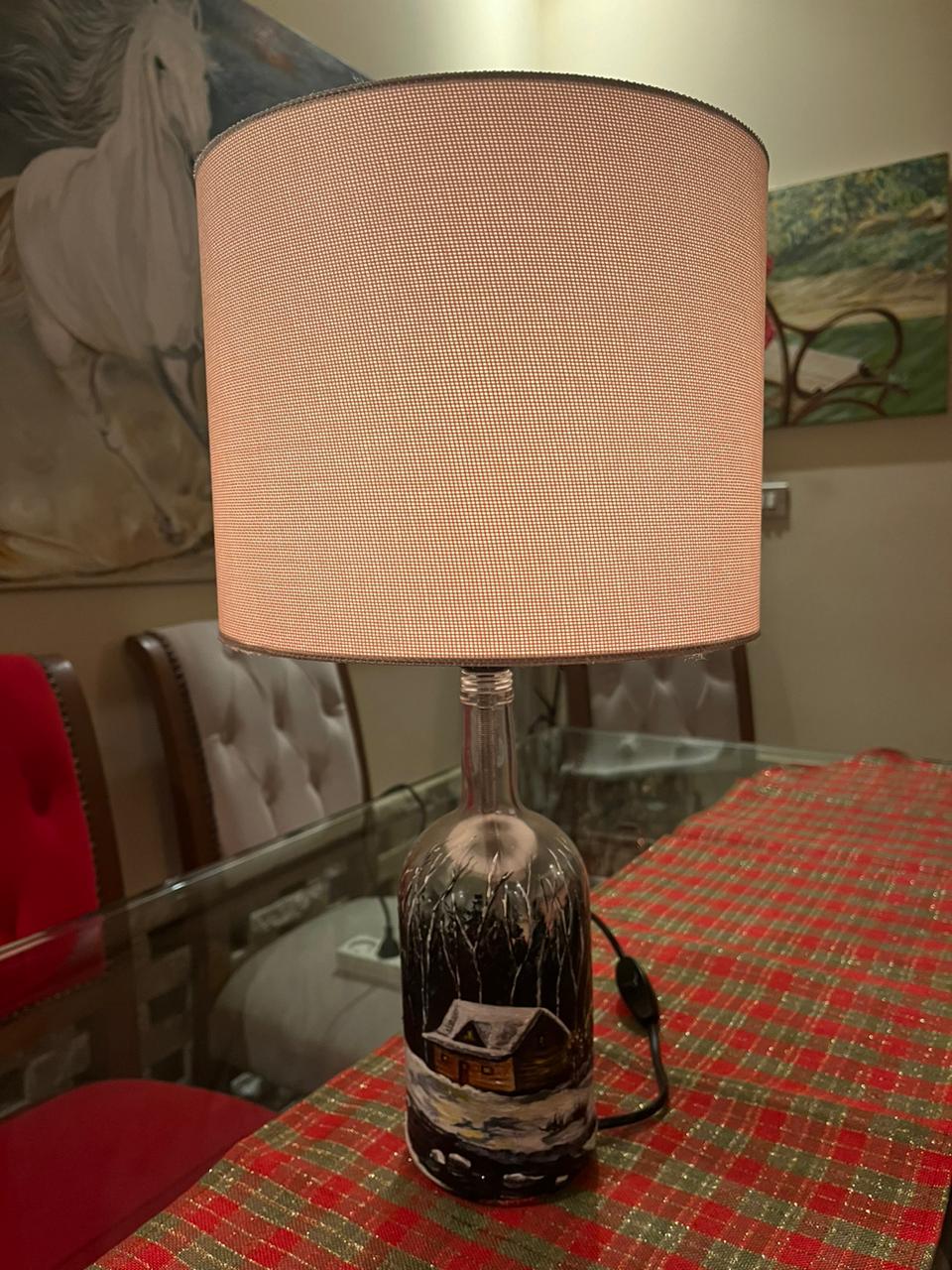 SIDE TABLE LAMP (CUSTOMIZED)
